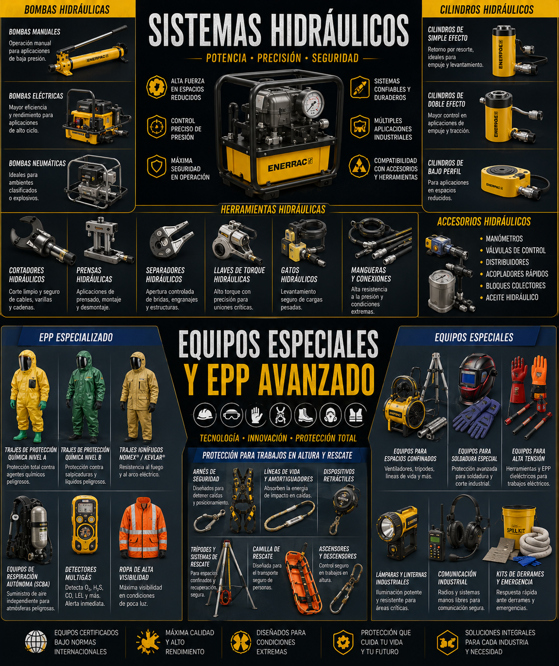 Sistema Hidraulicos, Equipos Especiales