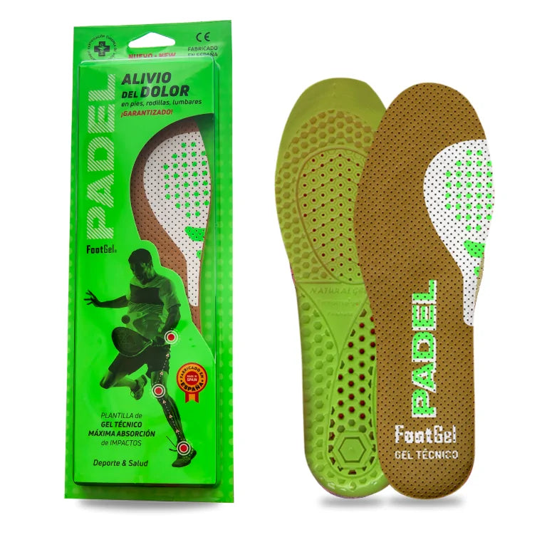 Plantilla para Pádel Footgel