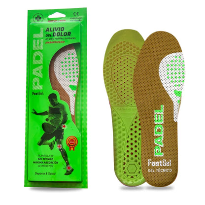 Plantilla para Pádel Footgel