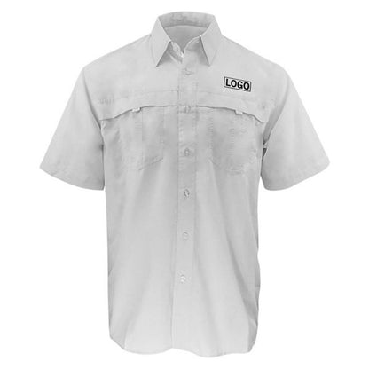 Camisa Tipo Columbia con Bordado de Empresa