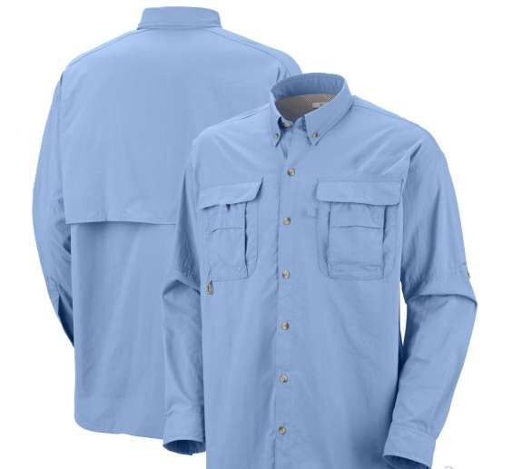 Camisa Tipo Columbia con Bordado de Empresa