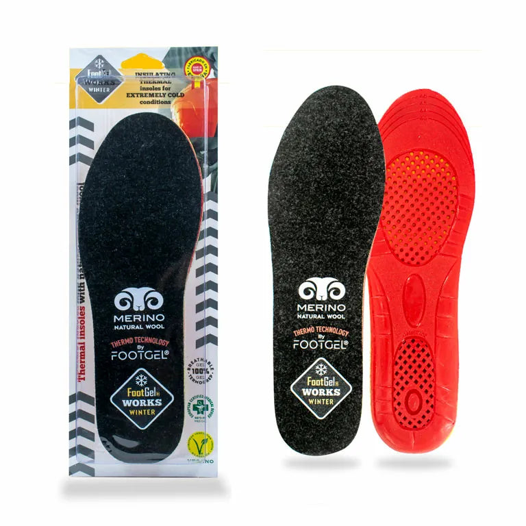 Plantilla Work Winter Footgel