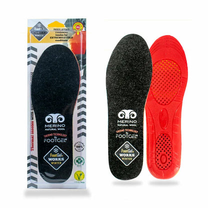 Plantilla Work Winter Footgel